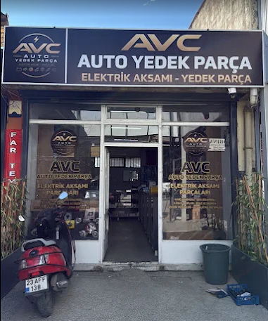 AVC Auto Yedek Parça mağazasının girişi